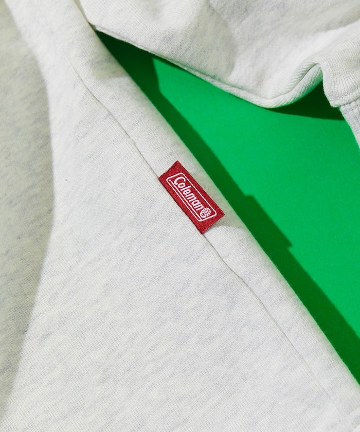 COLEMAN X FREAK’S STORE / 別注 ROCKY CAMPING 繪圖抽繩下擺 圓領衫