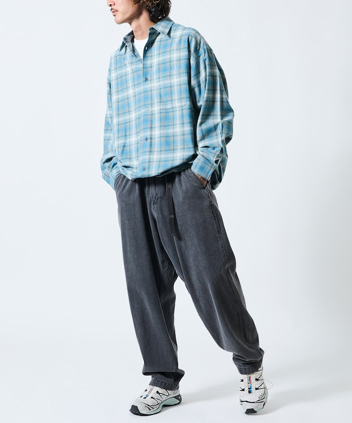 FREAK’S STORE / 漸層格紋 束口 襯衫