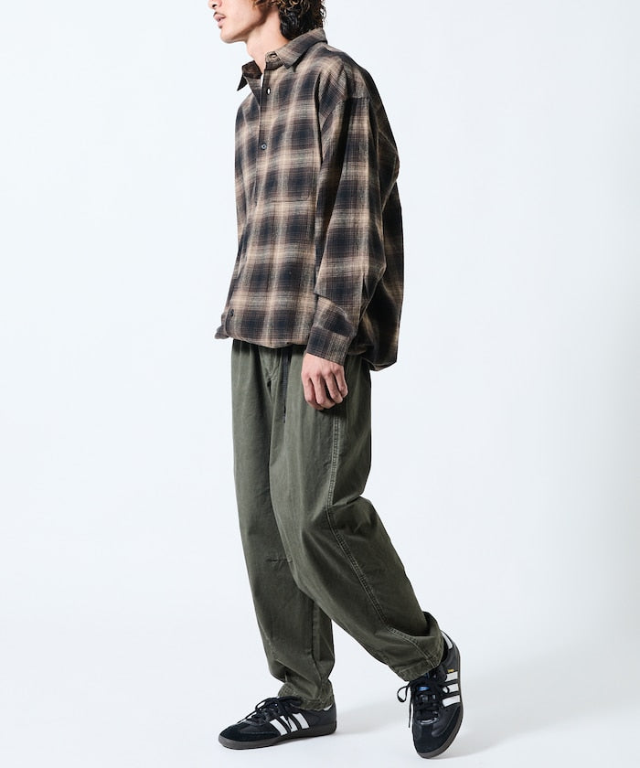 FREAK’S STORE / 漸層格紋 束口 襯衫