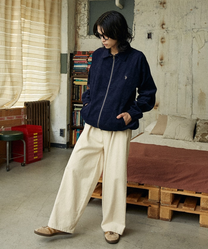 U.S. POLO ASSN. / 雙向拉鍊短版立領外套