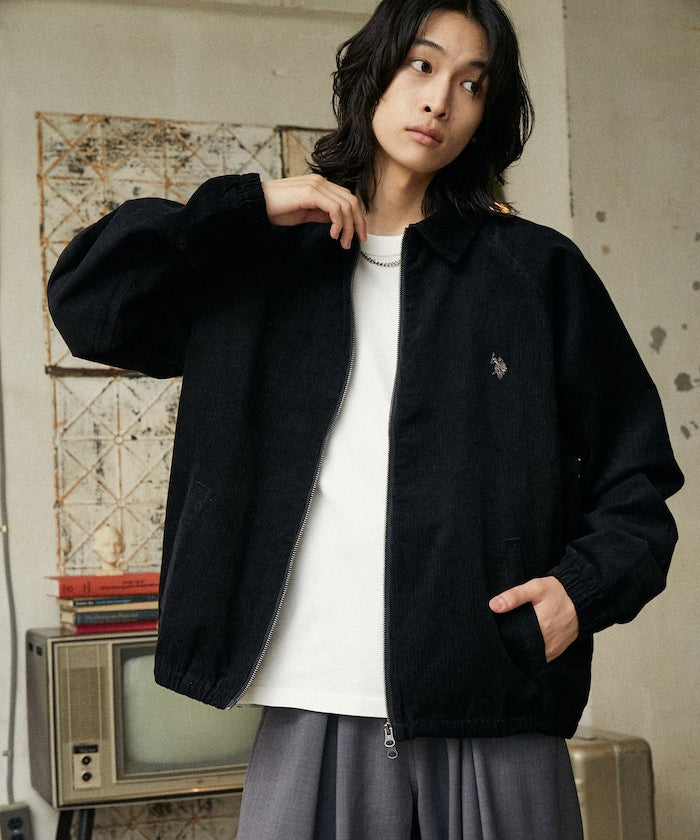 U.S. POLO ASSN. / 雙向拉鍊短版立領外套