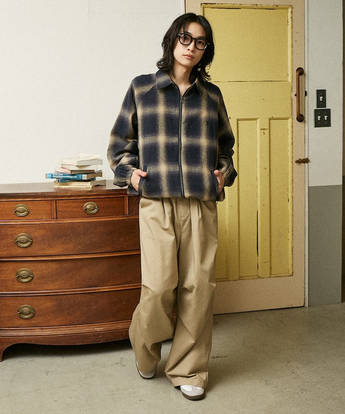 U.S. POLO ASSN. / 雙向拉鍊短版立領外套