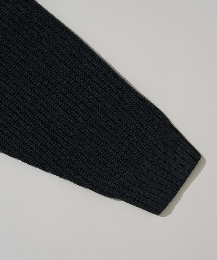 U.S. POLO ASSN. / 刺繡畔編圓領針織衫