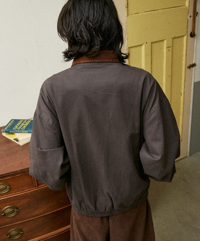 U.S. POLO ASSN. / 燈芯絨 拼接 立領外套