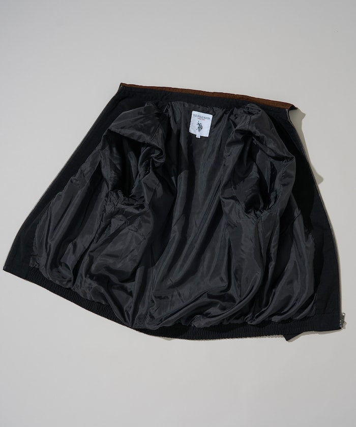 U.S. POLO ASSN. / 燈芯絨 拼接 立領外套