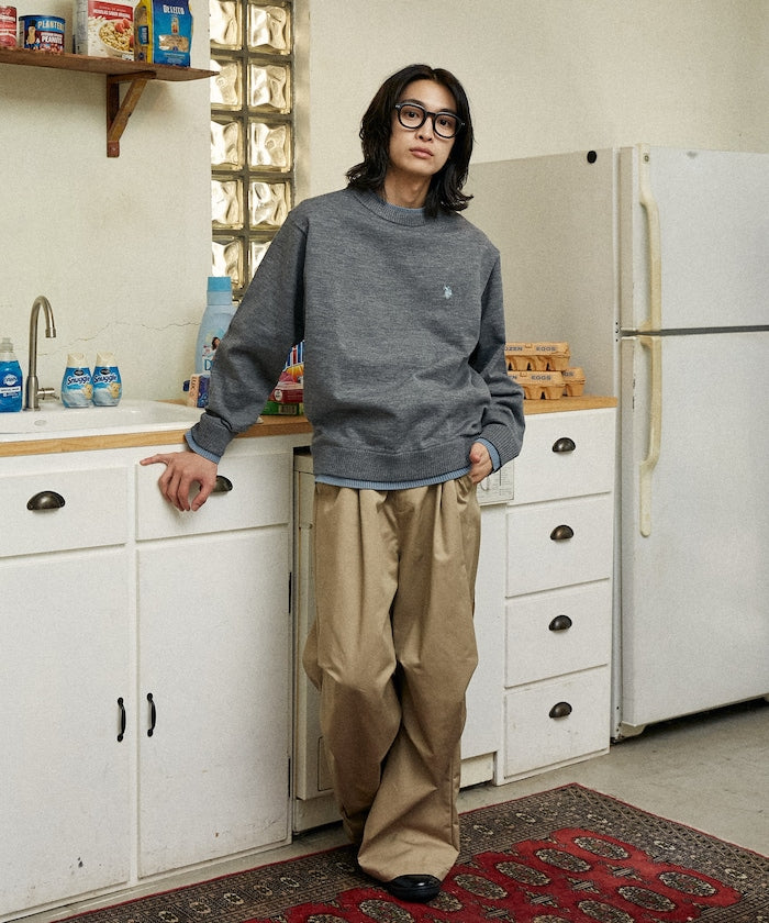 U.S. POLO ASSN. / FAKE LAYERED KNIT 雙層假兩件針織衫