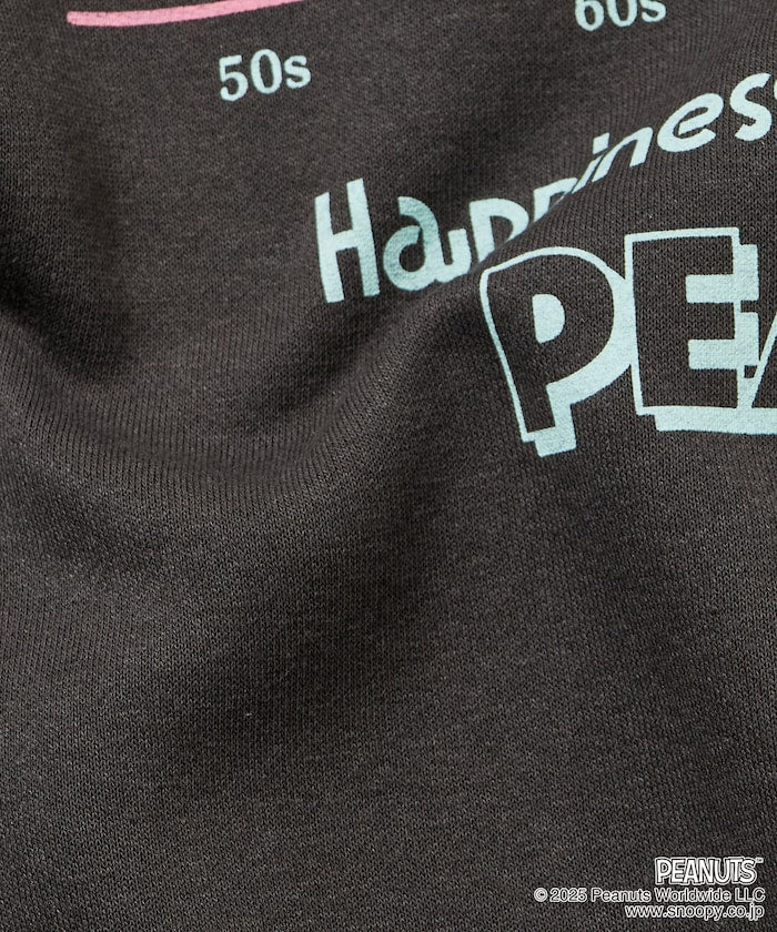 PEANUTS x FREAK’S STROE / 75週年 寬鬆落肩 圓領衫