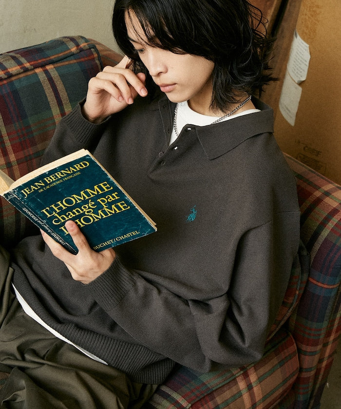 U.S. POLO ASSN. / SWEAT LIKE KNIT POLO衫