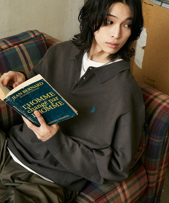 U.S. POLO ASSN. / SWEAT LIKE KNIT POLO衫