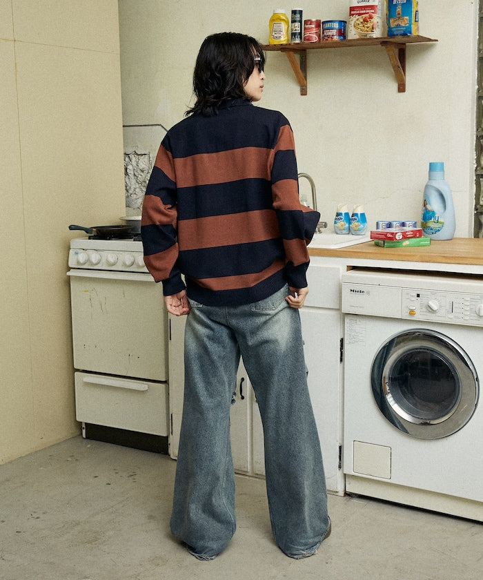 U.S. POLO ASSN. / SWEAT LIKE KNIT POLO衫