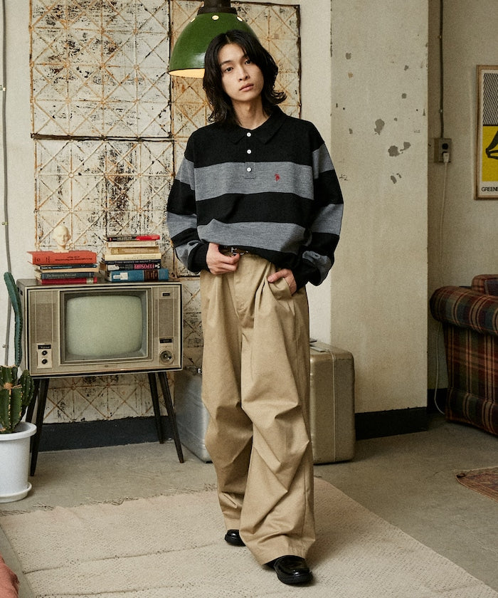 U.S. POLO ASSN. / SWEAT LIKE KNIT POLO衫