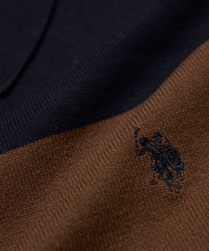 U.S. POLO ASSN. / SWEAT LIKE KNIT POLO衫