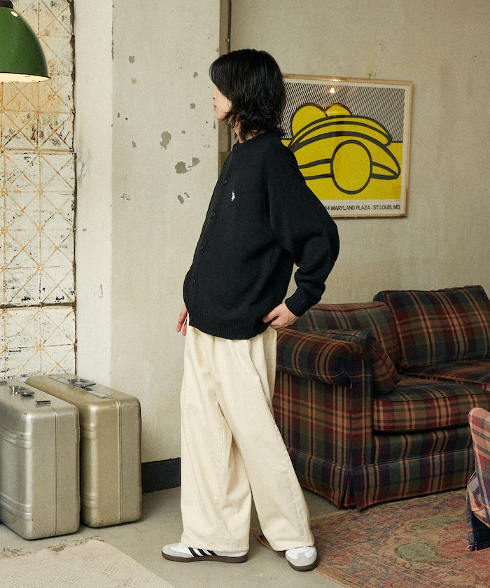 U.S. POLO ASSN. / 圓領針織開襟衫