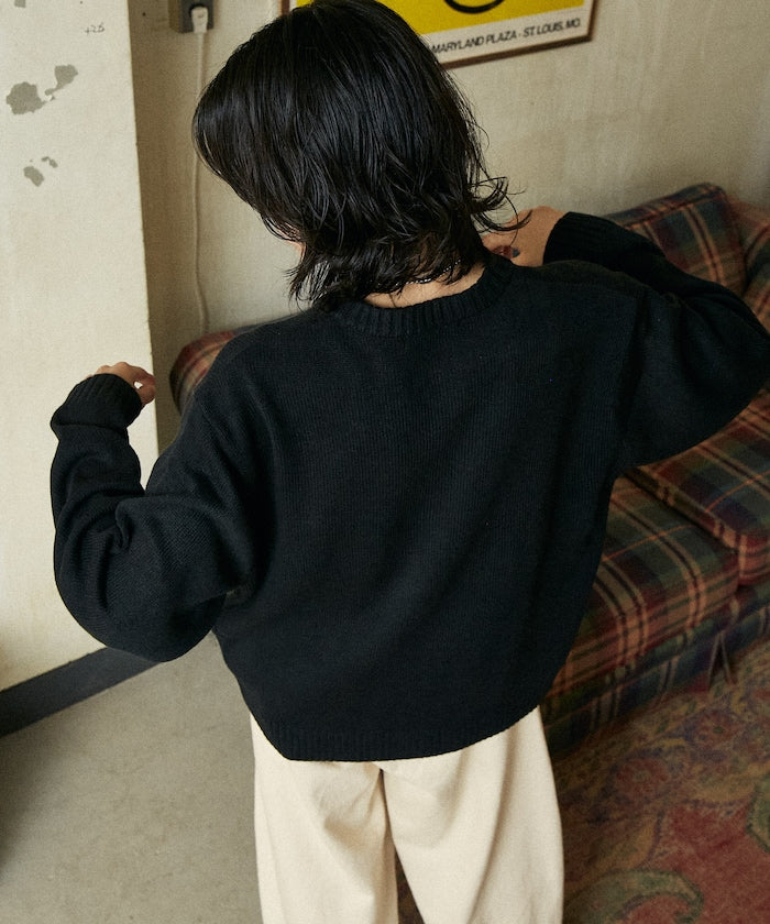 U.S. POLO ASSN. / 圓領針織開襟衫