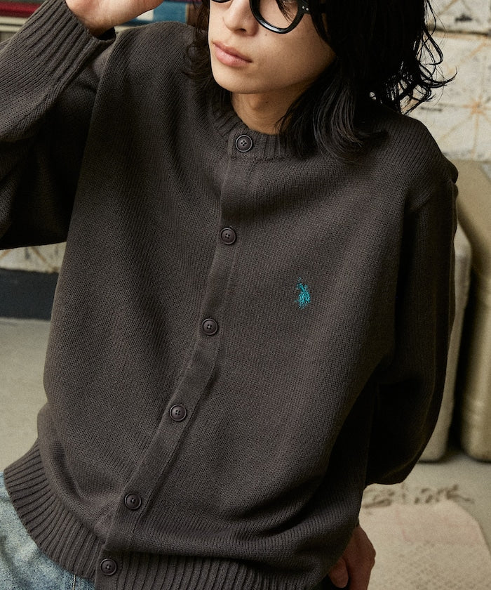 U.S. POLO ASSN. / 圓領針織開襟衫