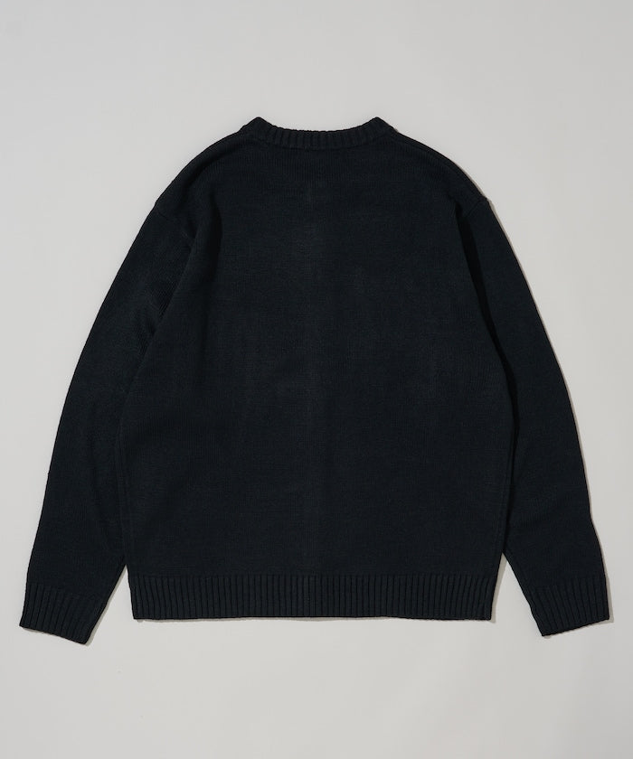 U.S. POLO ASSN. / 圓領針織開襟衫