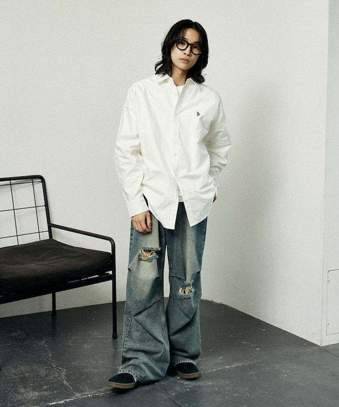 U.S. POLO ASSN. / 別注牛津布標準領襯衫