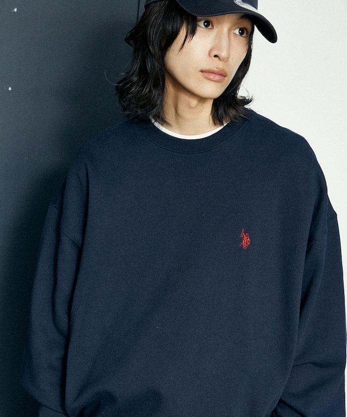 U.S. POLO ASSN. / 刷毛 圓領衫