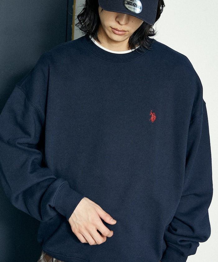 U.S. POLO ASSN. / 刷毛 圓領衫