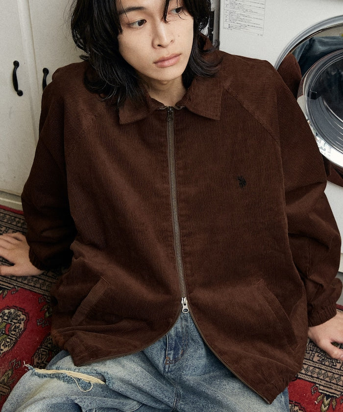 U.S. POLO ASSN. / 雙向拉鍊短版立領外套