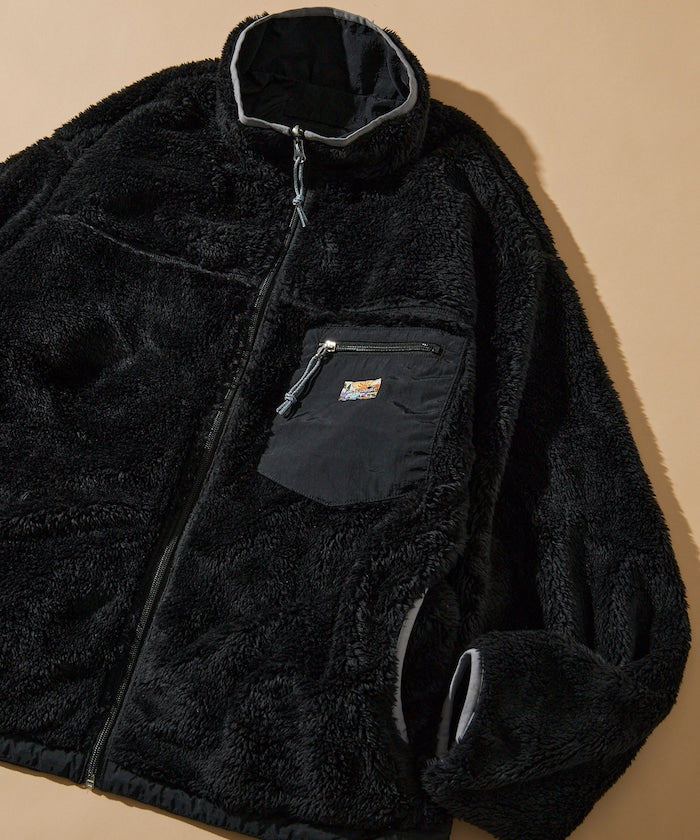 FREAK’S STORE / 寬鬆剪裁 雙面穿尼龍 × 羊羔絨外套