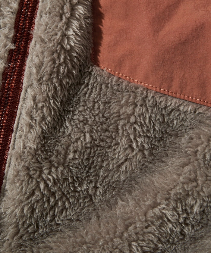 FREAK’S STORE / 寬鬆剪裁 雙面穿尼龍 × 羊羔絨外套