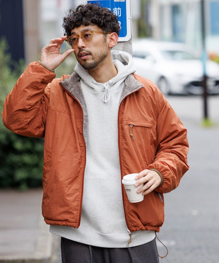 FREAK’S STORE / 寬鬆剪裁 雙面穿尼龍 × 羊羔絨外套