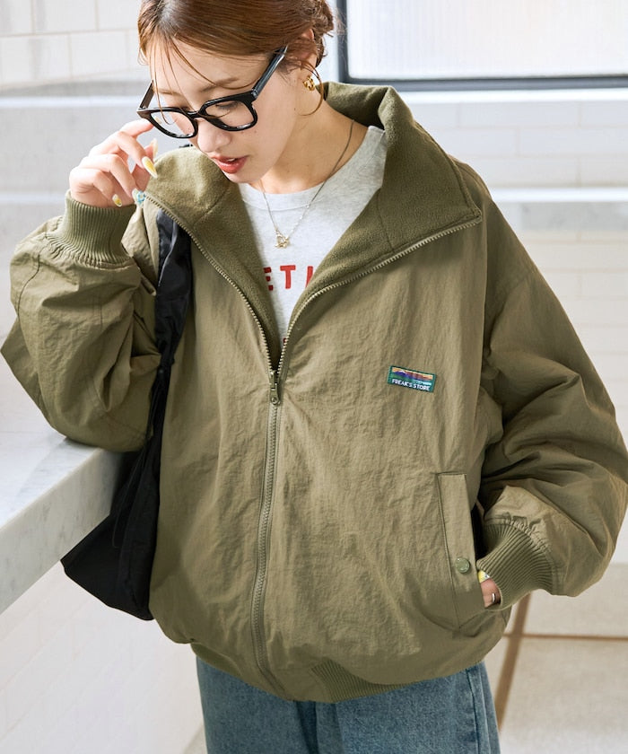 FREAK’S STORE OUTDOORS / 雙面結構立領保暖外套