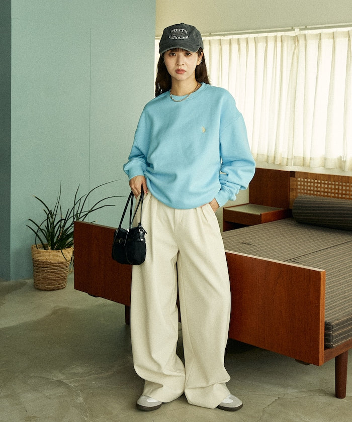 U.S. POLO ASSN. / 刷毛 圓領衫