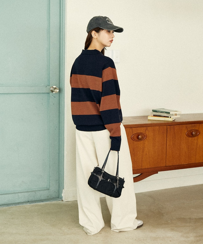 U.S. POLO ASSN. / SWEAT LIKE KNIT POLO衫