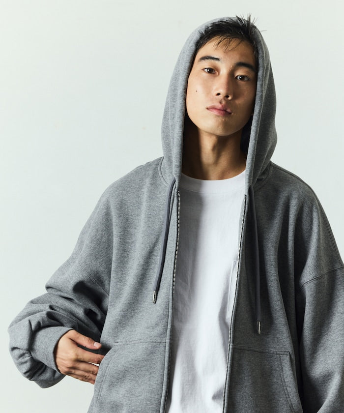 FREAK’S STORE / 寬鬆立體剪裁  拉鍊連帽外套