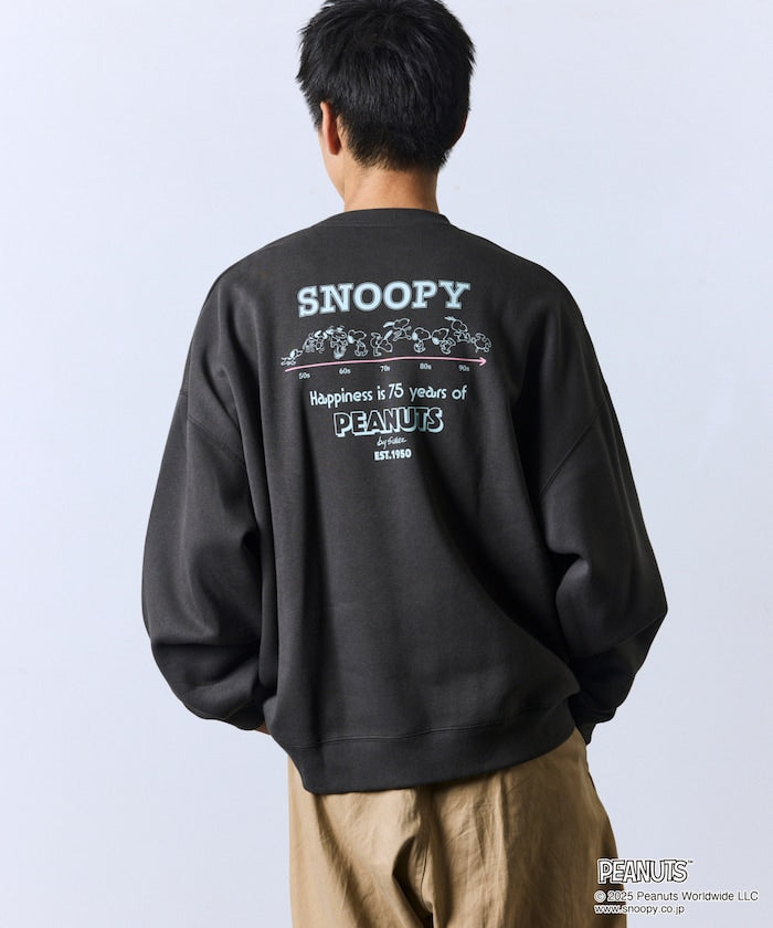 PEANUTS x FREAK’S STROE / 75週年 寬鬆落肩 圓領衫