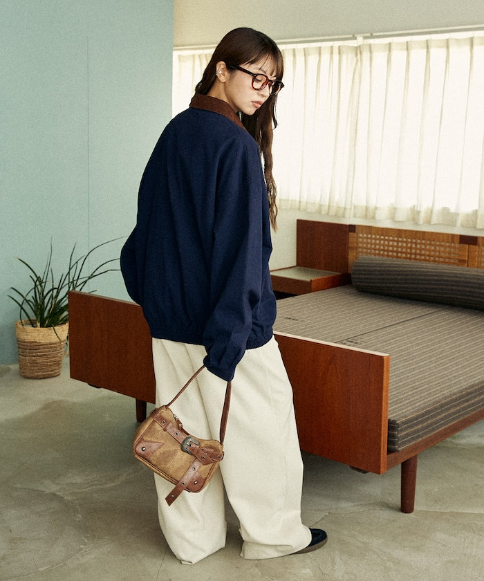 U.S. POLO ASSN. / 燈芯絨 拼接 立領外套