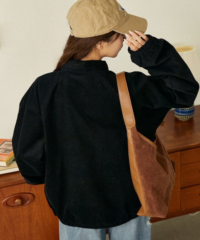 U.S. POLO ASSN. / 雙向拉鍊短版立領外套