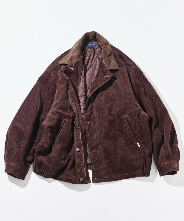 NAUTICA / 短版燈芯絨立領外套