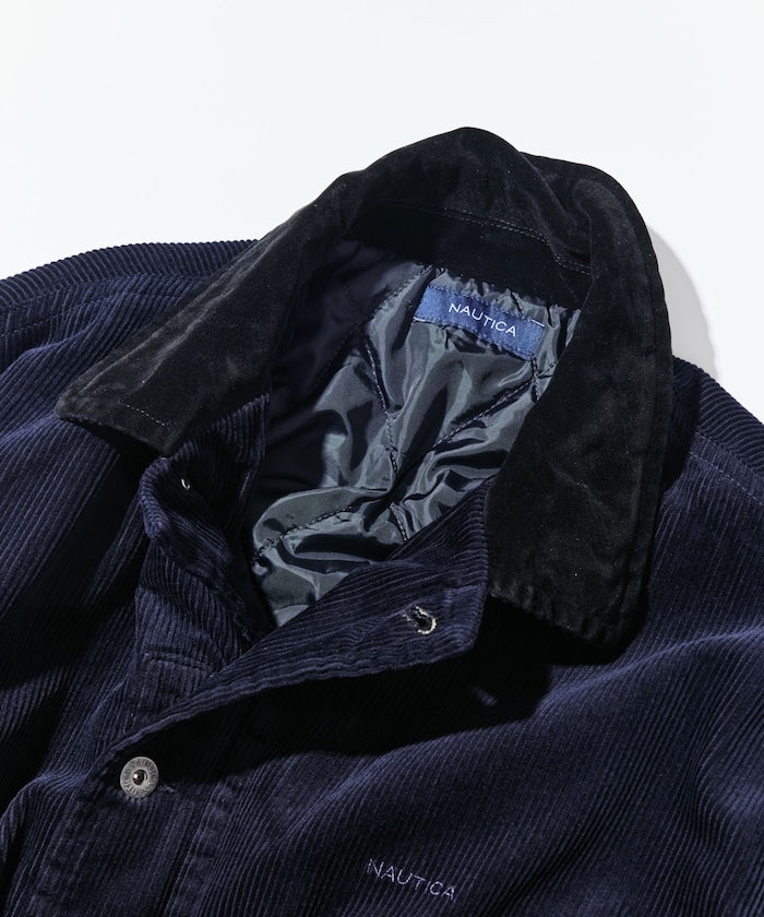 NAUTICA / 短版燈芯絨立領外套