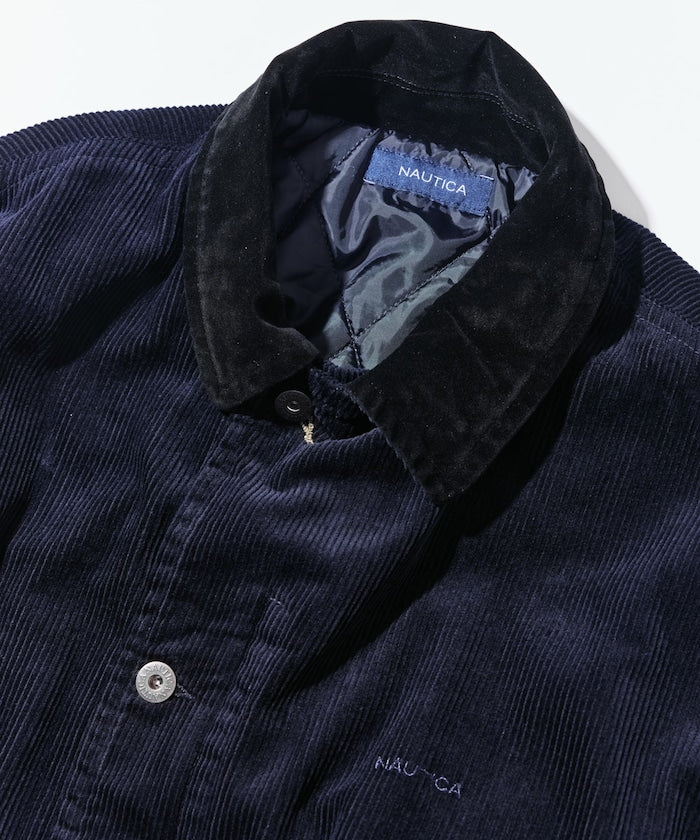 NAUTICA / 短版燈芯絨立領外套