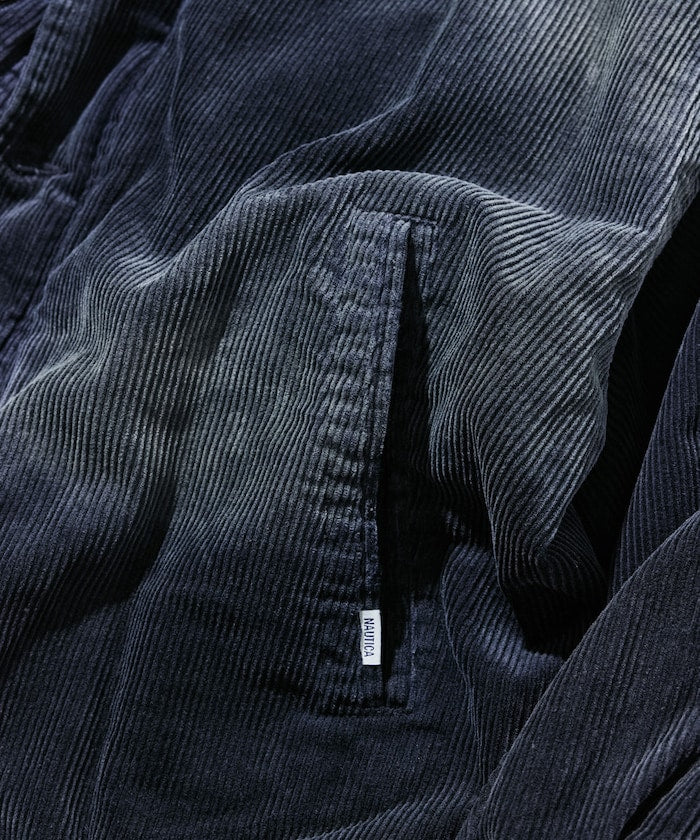 NAUTICA / 中綿漂染寬版燈芯絨短版外套