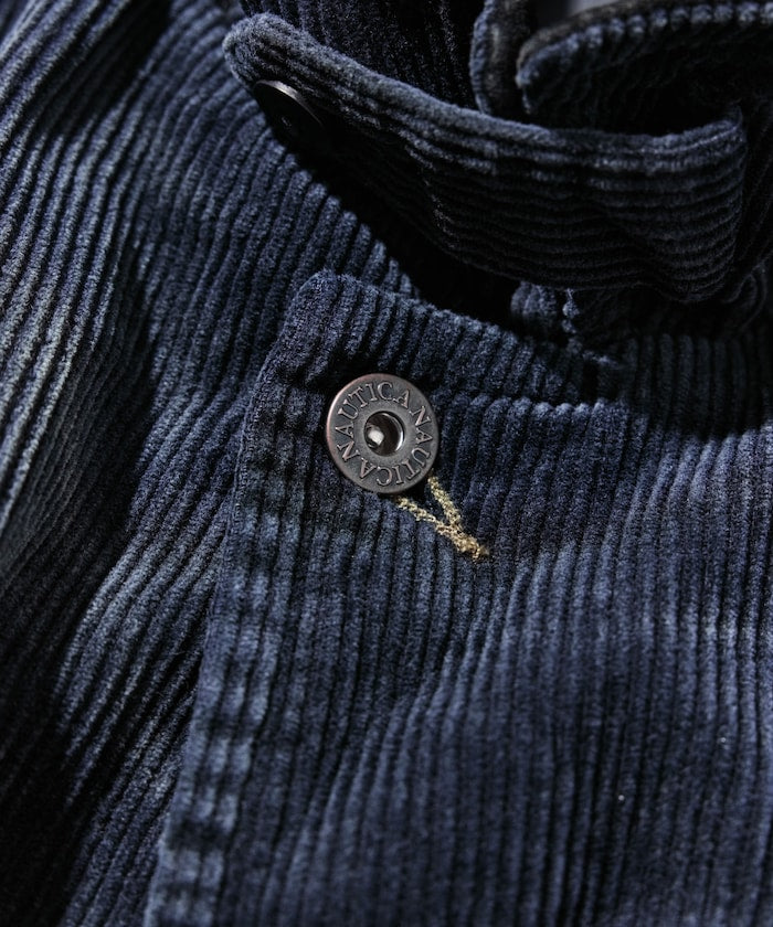 NAUTICA / 中綿漂染寬版燈芯絨短版外套