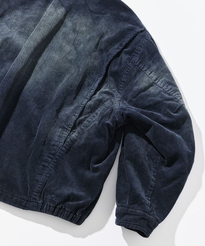 NAUTICA / 中綿漂染寬版燈芯絨短版外套