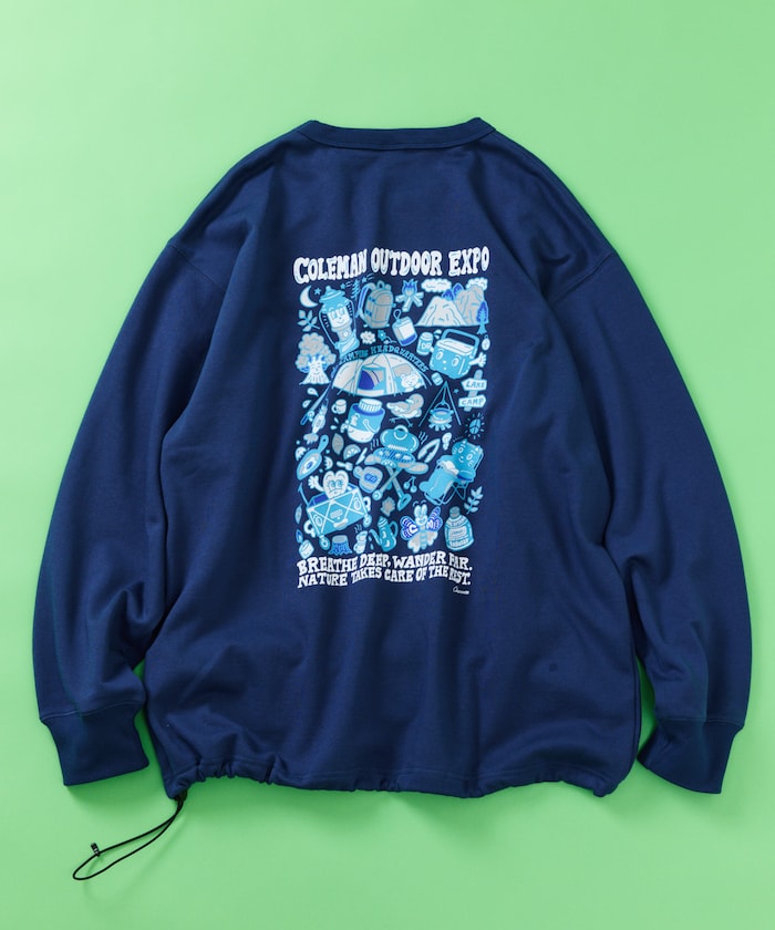 Coleman×Chocomoo×FREAK'S STORE / OUTDOOR EXPO 聯名限定 圓領衫