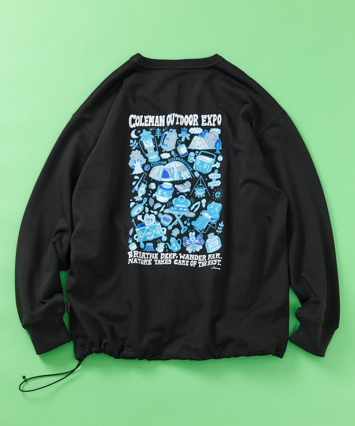 Coleman×Chocomoo×FREAK'S STORE / OUTDOOR EXPO 聯名限定 圓領衫