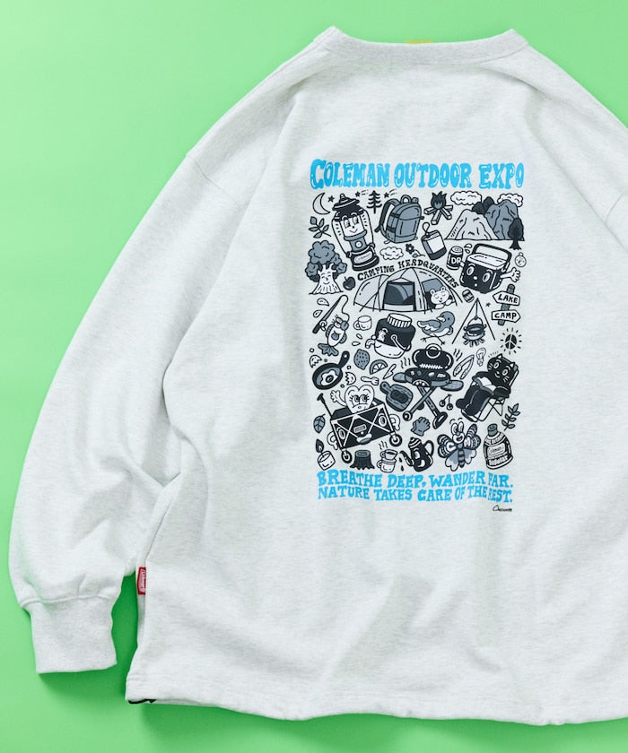 Coleman×Chocomoo×FREAK'S STORE / OUTDOOR EXPO 聯名限定 圓領衫
