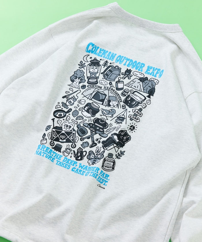 Coleman×Chocomoo×FREAK'S STORE / OUTDOOR EXPO 聯名限定 圓領衫