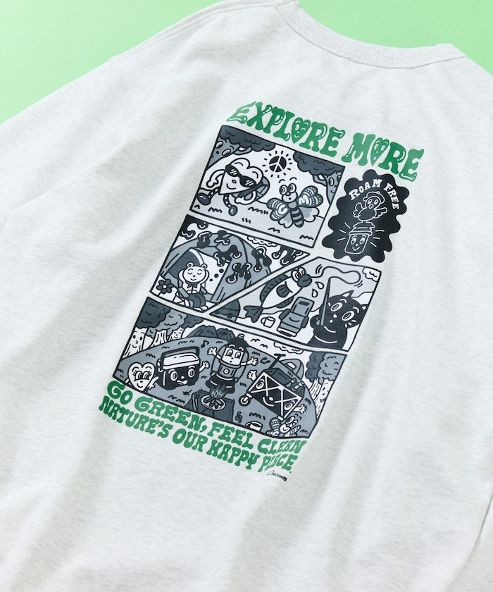 Coleman×Chocomoo×FREAK'S STORE / 4格漫畫 聯名限定 圓領衫