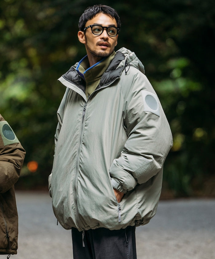 NANGA X FREAK’S STORE 別注 HOODIE DOWN JKT / 連帽軍規羽絨外套