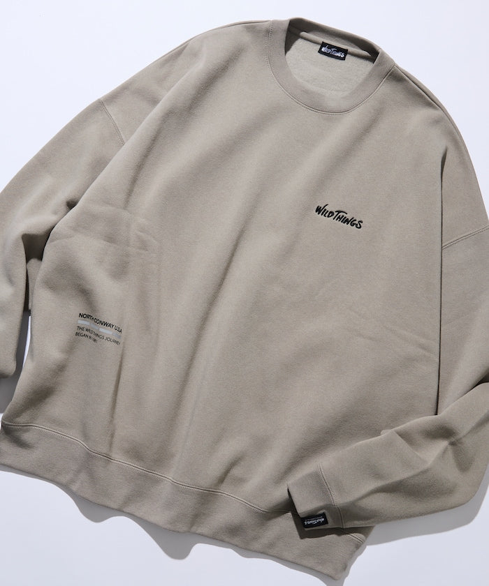 WILD THINGS×FREAK'S STORE / 小標 圓領衫