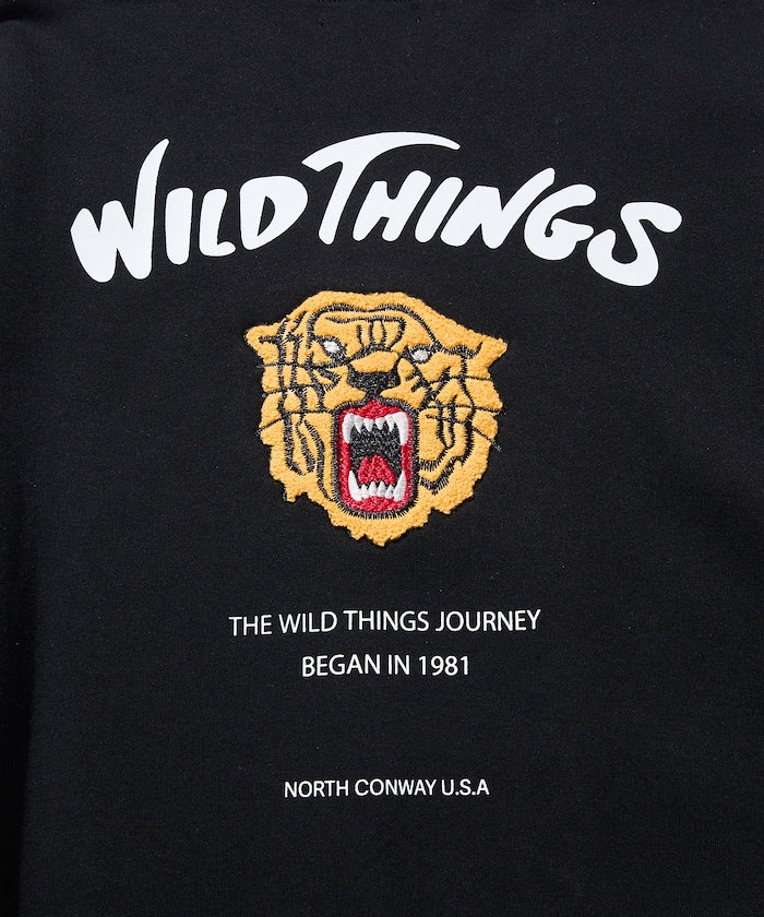 WILD THINGS×FREAK'S STORE / 虎紋刺繡 圓領衫