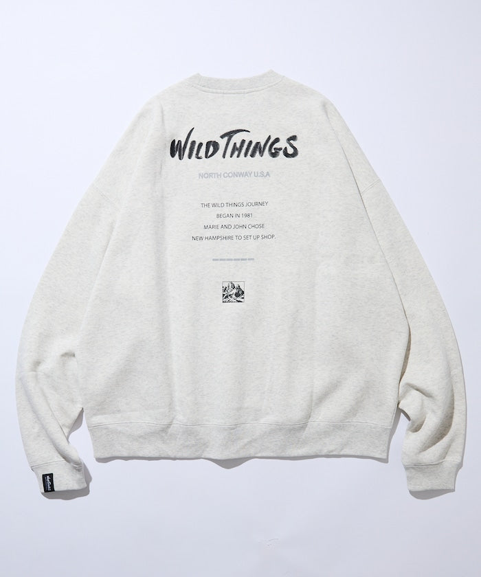 WILD THINGS×FREAK'S STORE / 標誌 圓領衫