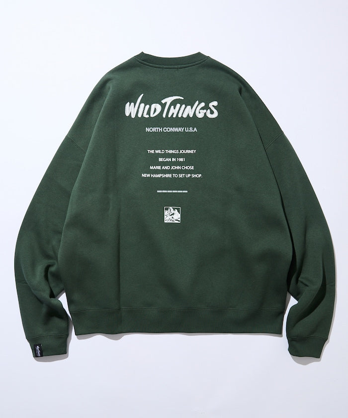 WILD THINGS×FREAK'S STORE / 標誌 圓領衫